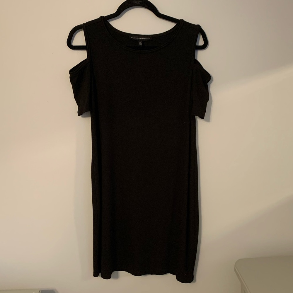 White House Black Market Black T-Shirt Dress